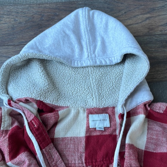 American eagle flannel with hood - Picture 3 of 4